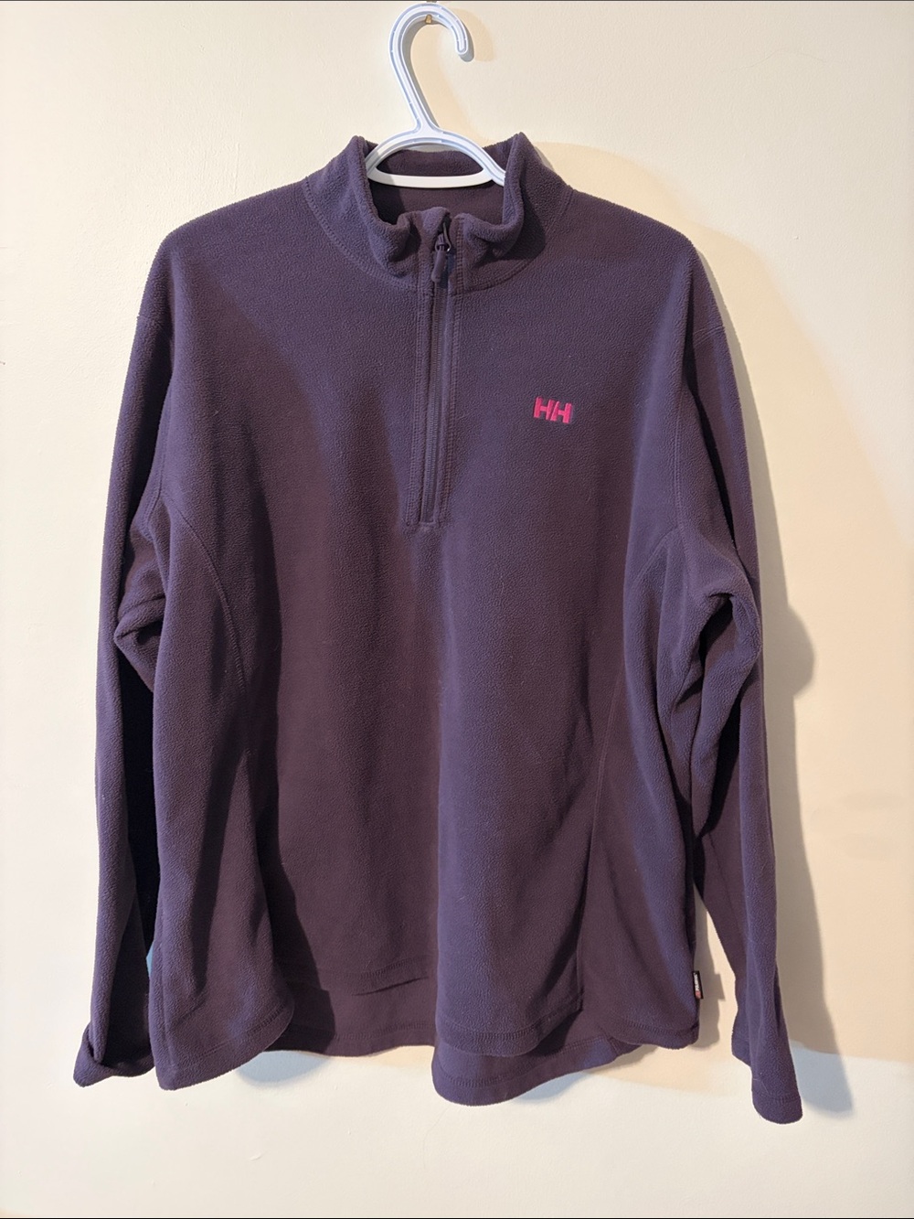 Helly Hansen Purple Half-Zip Fleece Pullover